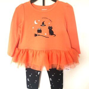 Girls 2 Piece Halloween Outfit Size 18M 30-32"/25-28Lb
